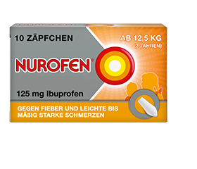 NUROFEN Junior 125 mg zetpillen, 10 stuks