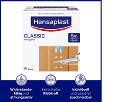 HANSAPLAST Klassiek gips 8 cmx5 m, 1 st