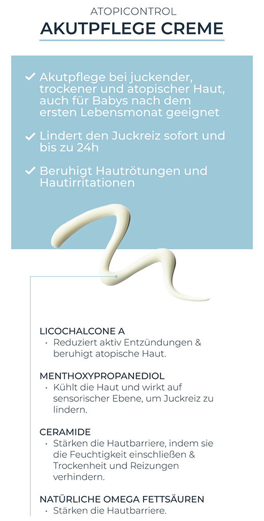 EUCERIN AtopiControl Acute Crème, 100 ml
