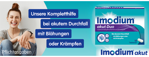 IMODIUM Akut Duo 2 mg/125 mg tabletten, 12 st