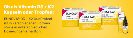 EUNOVA DuoProtect D3+K2 1.000 I.E./80 μg Kps.Combi, 2X90 St
