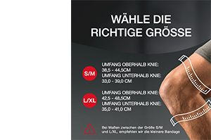 HANSAPLAST Sport kniebandage maat L, 1 st