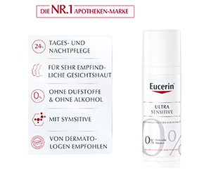 EUCERIN SEH UltraSensitive voor normale tot gemengde huid, 50 ml