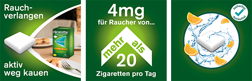 NICORETTE Kauwgom 4 mg vers fruit, 210 stuks