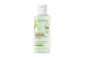 A-DERMA EXOMEGA CONTROL Reinigingsgel 2in1, 200 ml
