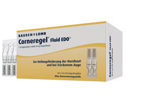 CORNEREGEL Vloeistof EDO Oogdruppels, 60X0,6 ml
