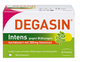 DEGASIN intensieve capsules van 280 mg, 32 stuks
