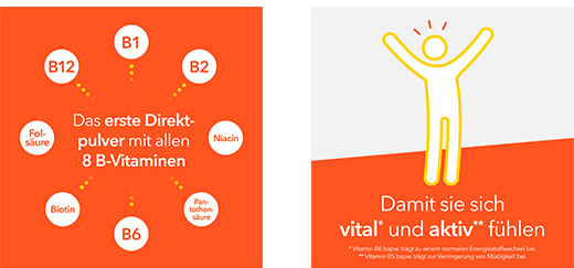 VITAMIN B-KOMPLEX-ratiopharm direct poeder, 40 st