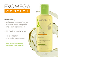 A-DERMA EXOMEGA CONTROL verzachtende doucheolie, 200 ml