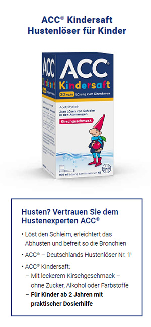 ACC Kindersap, 100 ml