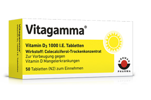 VITAGAMMA Vitamine D3 1000 I.U. tabletten, 200 st