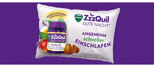 WICK ZzzQuil Good Night Mango & Banaan, 60 st