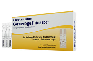 CORNEREGEL Vloeistof EDO Oogdruppels, 10X0,6 ml