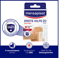 HANSAPLAST Eerste hulp pleistermix, 20 stuks