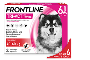FRONTLINE Tri-Act Drop-on oplossing voor honden 40-60kg, 6 stuks