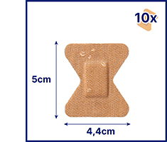 HANSAPLAST Elastische pleisterstrips voor vingertoppen, 10 stuks