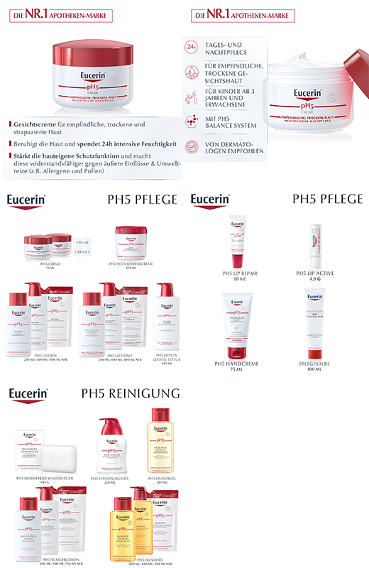 EUCERIN pH5 Crème Gevoelige Huid, 75 ml