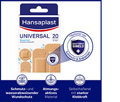HANSAPLAST Universele pleisterstrips, waterdicht, 20 st