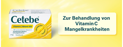 CETEBE Vitamine C slow-release capsules 500 mg, 120 st