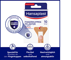 HANSAPLAST Elastische pleisterstrips voor vingertoppen, 10 stuks