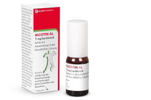 NICOTIN AL 1 mg/spray puff spray voor toepassing in de mondholte, 1 st