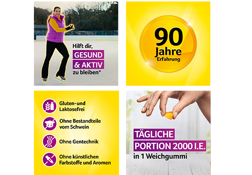 VIGANTOLVIT 2000 I.U. vitamine D3 zacht tandvlees, 60 stuks