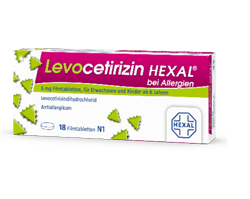 LEVOCETIRIZIN HEXAL voor allergieën 5 mg filmomhulde tabletten, 100 st