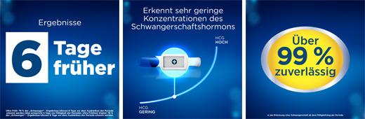 CLEARBLUE Zwangerschap TripleCheck ultra-vroeg, 3 stuks