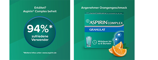 ASPIRIN COMPLEX sachet met korrels voor de bereiding van een suspensie voor toediening, 20 st