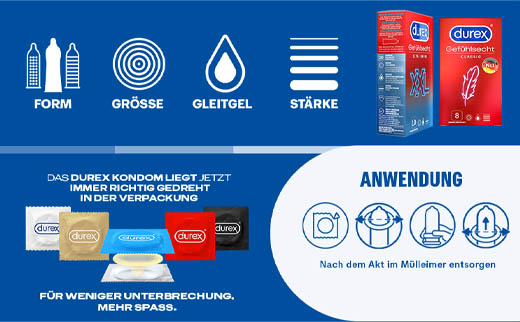 DUREX naturals condooms met glijmiddel op waterbasis, 10 stuks