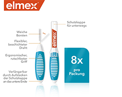ELMEX Interdentale ragers ISO maat 3 0.6 mm blauw, 8 stuks