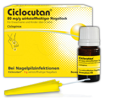 CICLOCUTAN 80 mg/g actief ingrediënt nagellak, 6 g