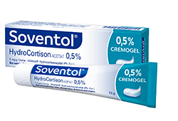 SOVENTOL Hydrocortisonacetaat 0,5% crème, 15 g