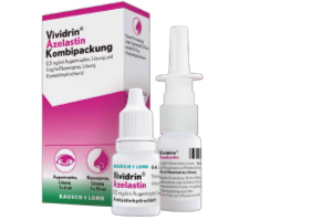 VIVIDRIN Azelastine combip. 0,5mg/ml ATR+1mg/ml NAS, 1 P