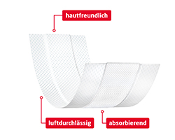 LEUKOPLAST zacht wit gips 6x10 cm, 10 stuks