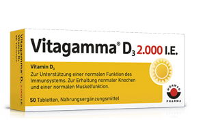 VITAGAMMA D3 2.000 I.U. vitamine D3 NEM tabletten, 50 st