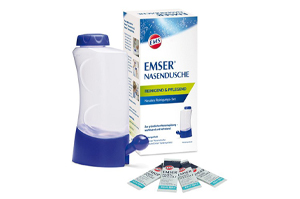 EMSER Neusspoelbad met 4 zakjes neusspoelzout, 1 st