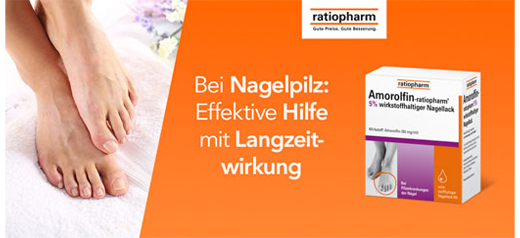 AMOROLFIN-ratiopharm 5% nagellak met werkzame stof, 5 ml