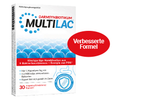 MULTILAC Intestinal Synbiotic enteric capsules, 3 x 30 stuks