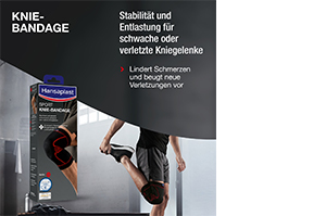 HANSAPLAST Sport kniebandage maat L, 1 st