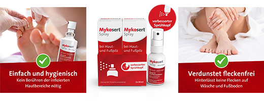 MYKOSERT Spray voor huid- en voetschimmel, 30 ml