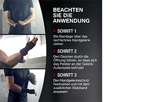 HANSAPLAST Sport polsbandage maat L, 1 stuk