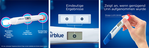 CLEARBLUE Zwangerschap TripleCheck ultra-vroeg, 3 stuks
