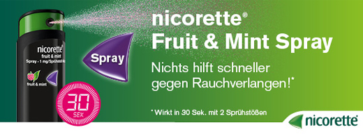 NICORETTE Fruit & Mint Spray 1 mg/spray NFC, 2 stuks