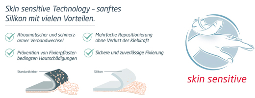 LEUKOMED huidgevoelig steriel 5x7,2 cm, 5 st
