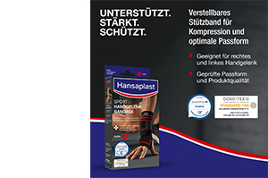 HANSAPLAST Sport polsbandage maat M, 1 stuk