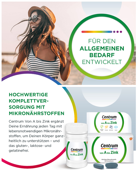 CENTRUM A-Zink tabletten, 30 stuks