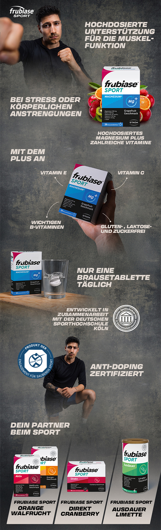 FRUBIASE MAGNESIUM Plus bruistabletten, 20 stuks