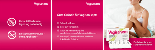 VAGISAN sept vaginale zetpillen met povidonjood, 10 stuks
