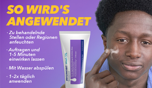 BENZAKNEN Was 5% suspensie, 100 g